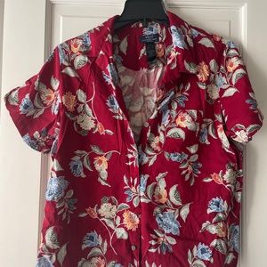Set of 8 shirts Lot - Ladies Hawaiian style shirts - set of 8